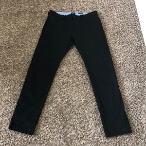 Slim fitting men’s J. Crew chinos, black 32x32